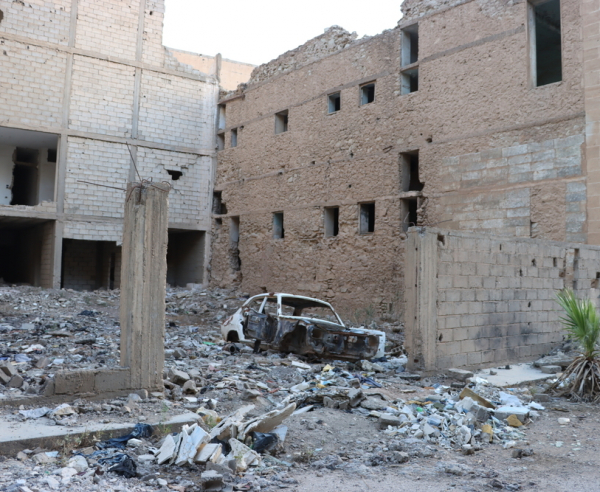 Destruição em Deir ez-Zor, Síria. ©Asmar Al-Bahir/MSF