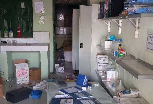 Hospital e escritórios de MSF em Ulang foram saqueados por homens armados. @MSF