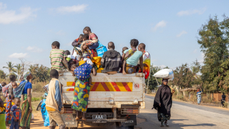 Moçambique enfrenta a maior onda de deslocamentos desde fevereiro de 2024, após uma série de ataques no sul de Cabo Delgado. ©Marília Gurgel/MSF