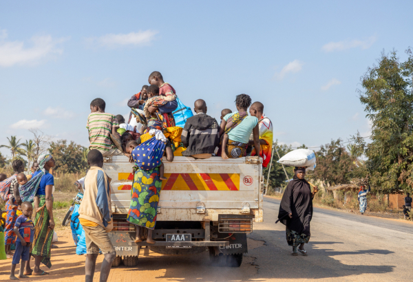 Moçambique enfrenta a maior onda de deslocamentos desde fevereiro de 2024, após uma série de ataques no sul de Cabo Delgado. ©Marília Gurgel/MSF