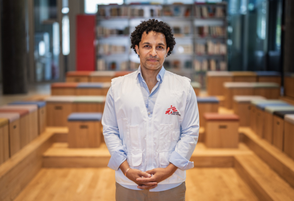 Mohamed Javid Abdelmoneim, presidente internacional de MSF © Pierre-Yves Bernard/MSF