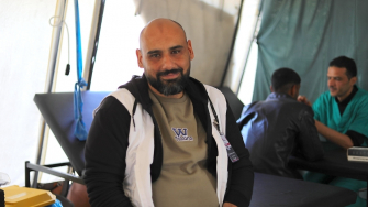 Abed El Hameed Qaradaya, fisioterapeuta de MSF morto em Gaza após ataque israelense. ©Nour Alsaqqa/MSF