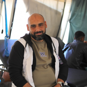 Abed El Hameed Qaradaya, fisioterapeuta de MSF morto em Gaza após ataque israelense. ©Nour Alsaqqa/MSF