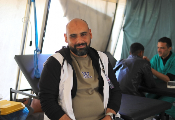 Abed El Hameed Qaradaya, fisioterapeuta de MSF morto em Gaza após ataque israelense. ©Nour Alsaqqa/MSF