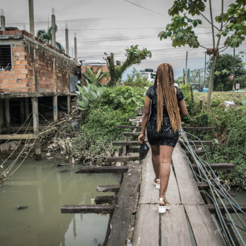Gisela Díaz vive com HIV e foi atendida pela equipe de MSF em Buenaventura, na Colômbia. © Marta Soszynska/MSF