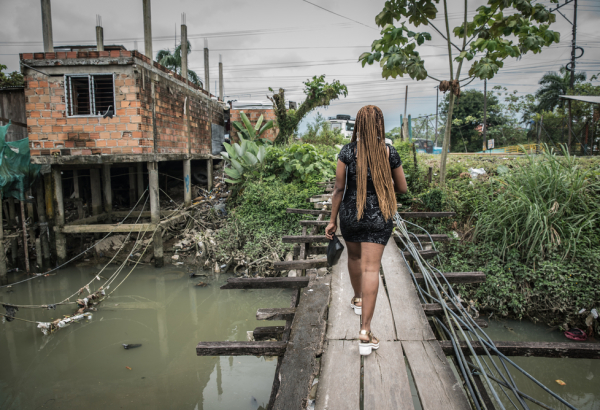 Gisela Díaz vive com HIV e foi atendida pela equipe de MSF em Buenaventura, na Colômbia. © Marta Soszynska/MSF