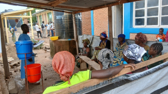 Sessão de prevenção de cólera | @Frederic OMEGA/MSF