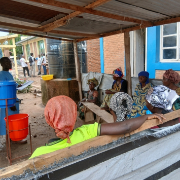 Sessão de prevenção de cólera | @Frederic OMEGA/MSF