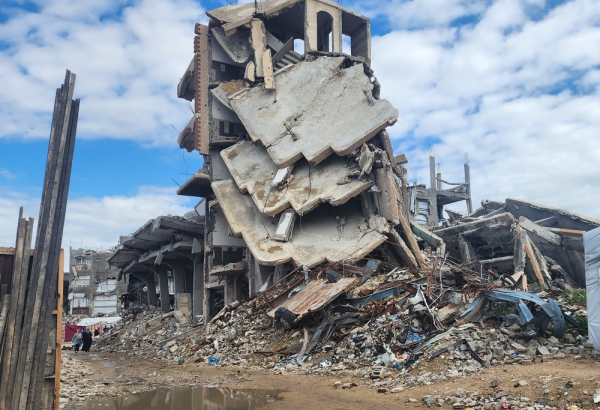 Destruição no norte da Cidade de Gaza. 24 de fevereiro de 2026. ©Craig Kenzie