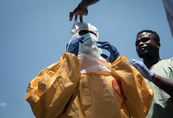 Centro de Tratamento de Ebola no Hospital de Mongbwalu. República Democrática do Congo. ©Alexis Huguet/MSF