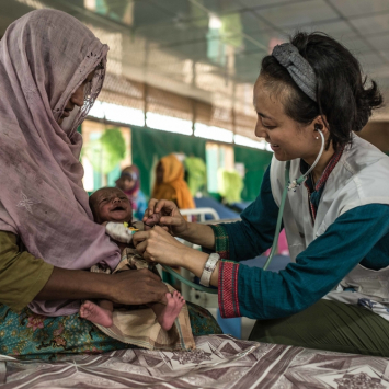 Bangladesh: refugiados rohingyas ainda estão vulneráveis a riscos de saúde graves