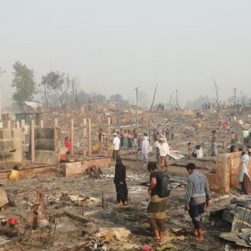 Incêndio em Cox’s Bazar, Bangladesh