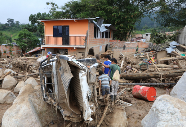 Mocoa: destruição após deslizamento de terra
