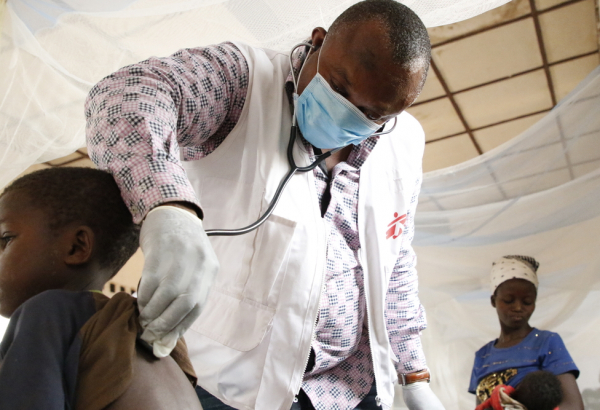 Intervenção de sarampo no Bosobolo