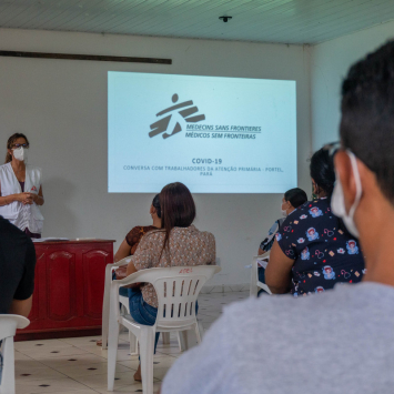 MSF apoia instituições de saúde de Portel, no Pará, nas ações de combate à COVID-19