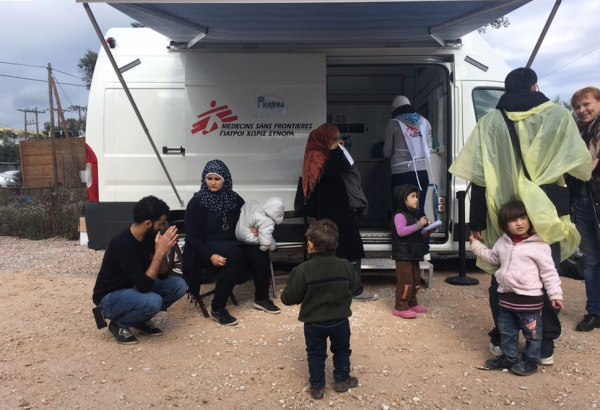 Cuidados médicos para refugiados e migrantes ao longo da rota do Mediterrâneo