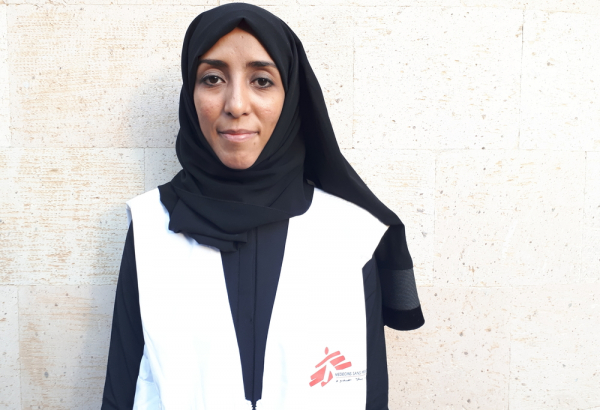Monia Khaled, de MSF.