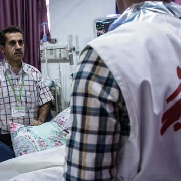 "Os hospitais no Iraque têm sempre que estar preparados”