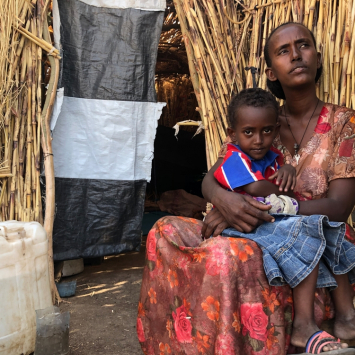 Hamdayet, Sudão: fome e cansaço extremo entre refugiados