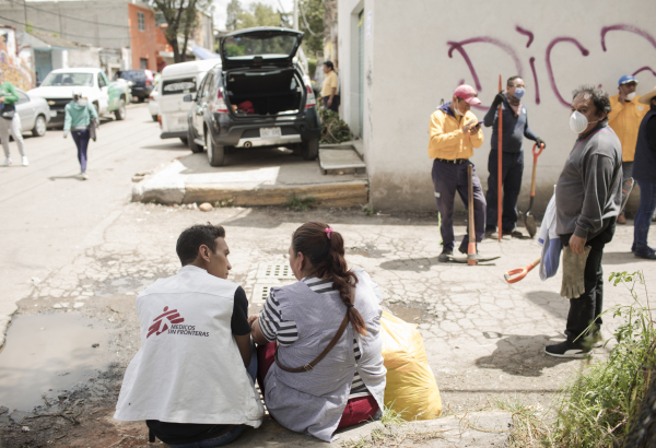 México: MSF envia equipes de suporte psicossocial para apoiar população afetada por terremoto