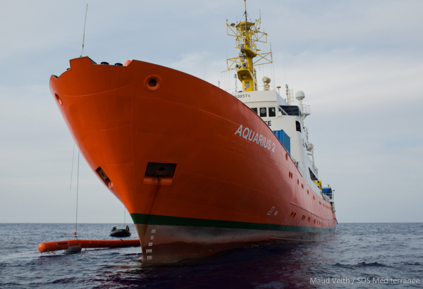 Itália pressiona Panamá para deter resgates do Aquarius