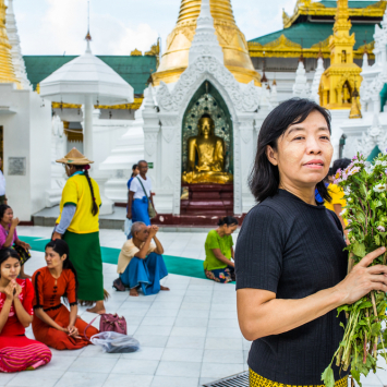 Ma Khin Myo Lwin é supervisora da equipe de enfermagem de MSF na clínica Insein, em Mianmar.
