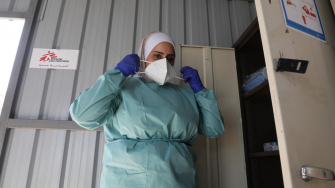 MSF atua contra a COVID-19 no campo de Zaatari, na Jordânia