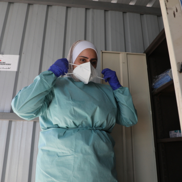 MSF atua contra a COVID-19 no campo de Zaatari, na Jordânia