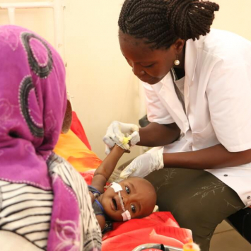 Enfrentando a desnutrição em Am Timan, no Chade