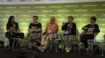 Painelistas durante o evento de MSF-Brasil “Onde está o meu lenacapavir? Como desbloquear o acesso e acabar com a epidemia de HIV”, realizado na Conferência Internacional sobre AIDS 2026, no Brasil. ©Natasha Bretas/MSF