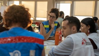 Treinamento de Médicos Sem Fronteiras com a Força Nacional do SUS. ©Natasha Bretas/MSF
