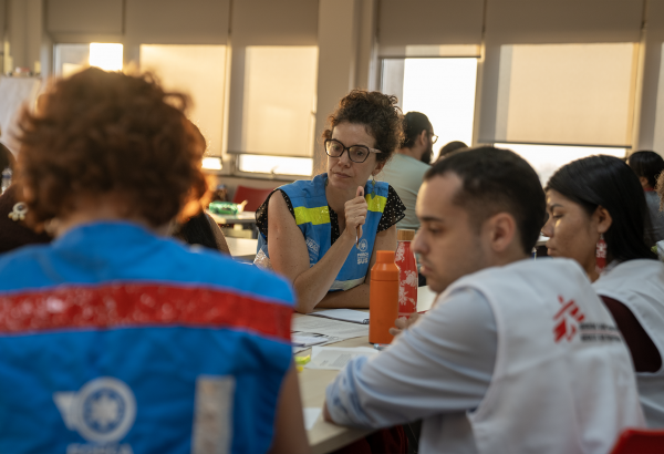 Treinamento de Médicos Sem Fronteiras com a Força Nacional do SUS. ©Natasha Bretas/MSF